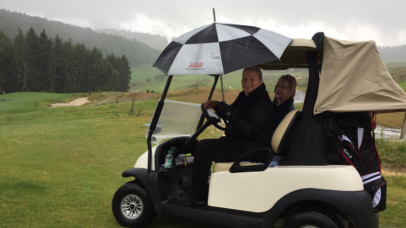 1. WTHC Open Golfturnier: Abbruch bei Wolkenbruch