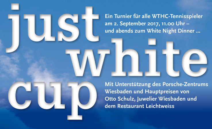 Just White Cup am 2. 9. 2017