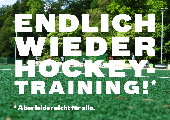 Hockeytraining kann für jüngere Mannschaften wieder stattfinden!