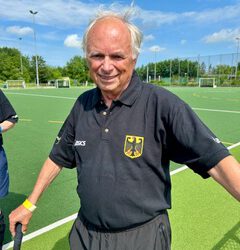 Horst Angermann im Team der ü80 Nationalmannschaft