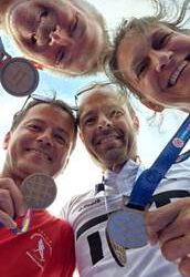 Medaillen für den WTHC bei den World Masters Hockey European Championships 2025 in Nottingham