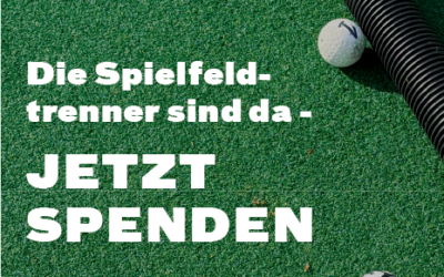 Hockey Spielfeldtrenner sind da – jetzt spenden und den WTHC unterstützen!